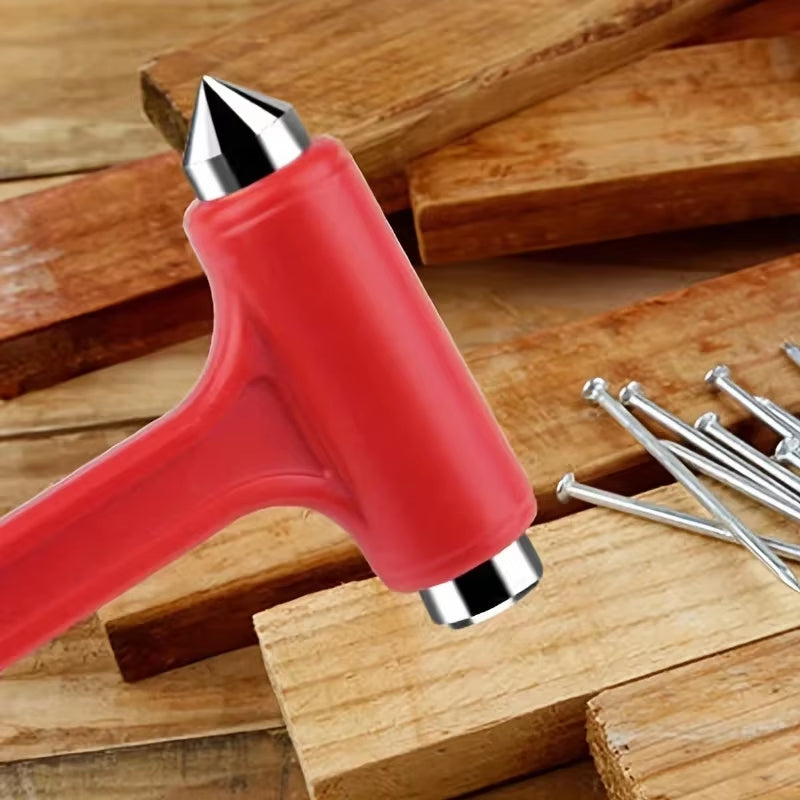 Essential Two-in-One Emergency Car Safety Hammer: Your Ultimate Glass Breaker and Seat Belt Cutter