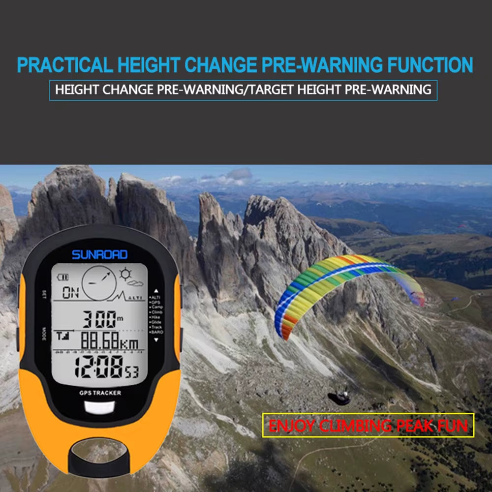 Elevate Your Outdoor Experience with the Ultimate Portable GPS Navigation Device – Digital Altimeter, Barometer, and Compass for Adventurers!