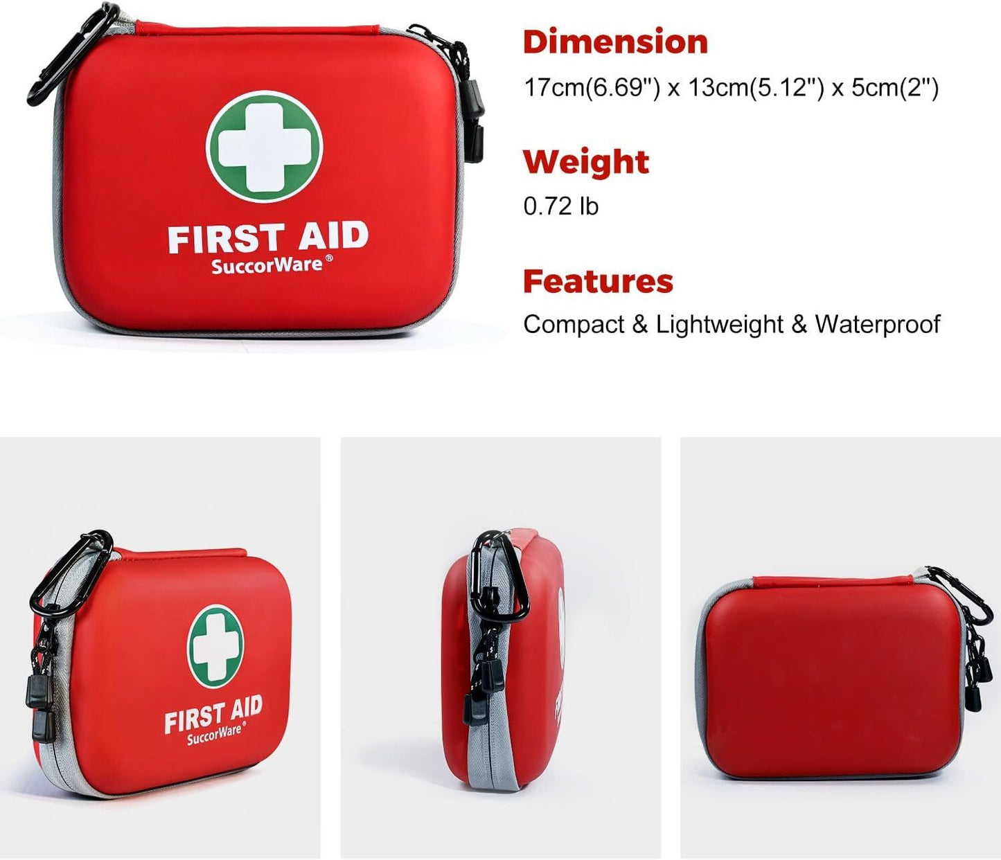 150-Piece Mini First Aid Kit - Essential Emergency Medical Kit for Home, Travel, and Outdoor Adventures