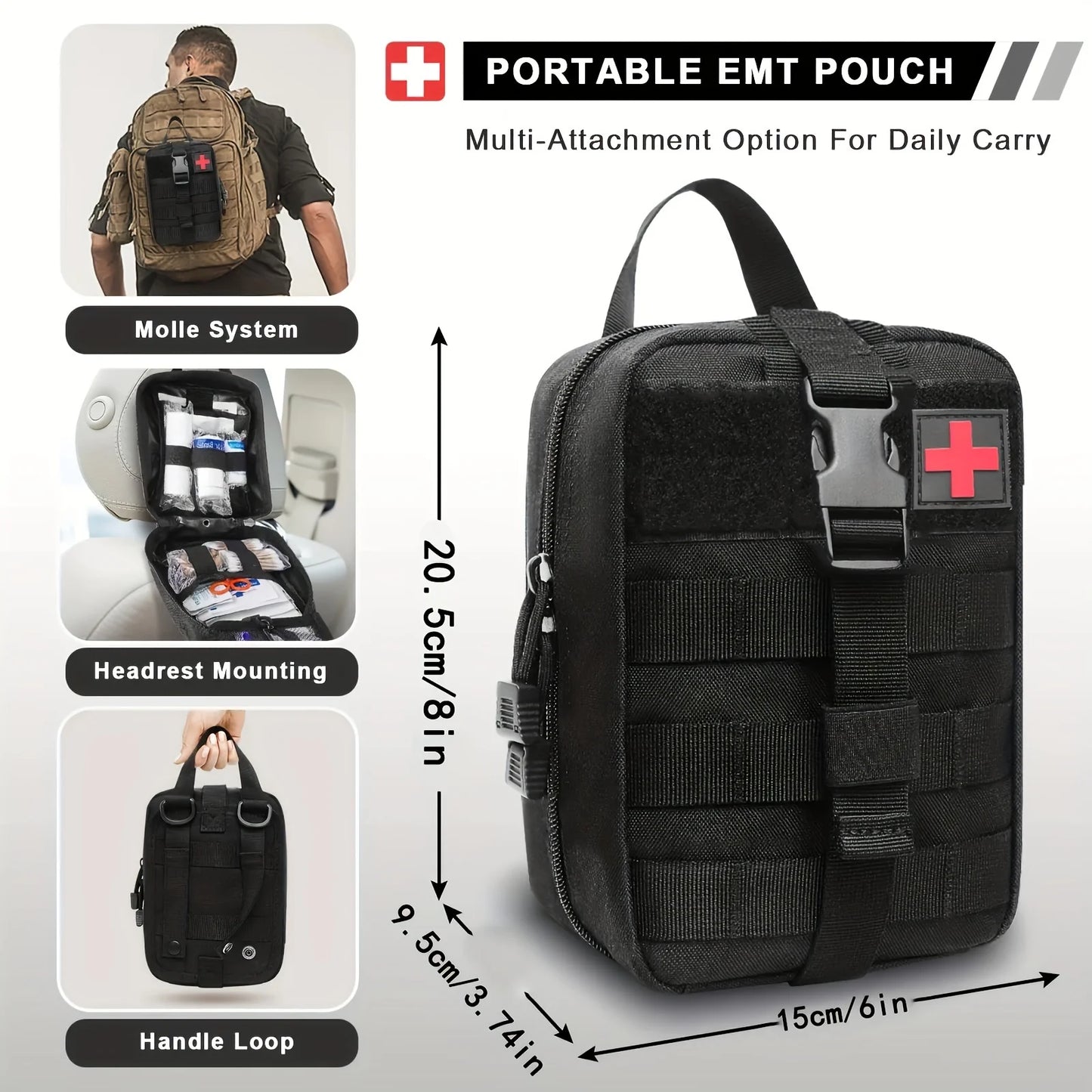 Ultimate Professional Outdoor Camping First Aid Kit Backpack - Your Essential Emergency Companion for Hiking, Camping, Boating, and Travel Adventures