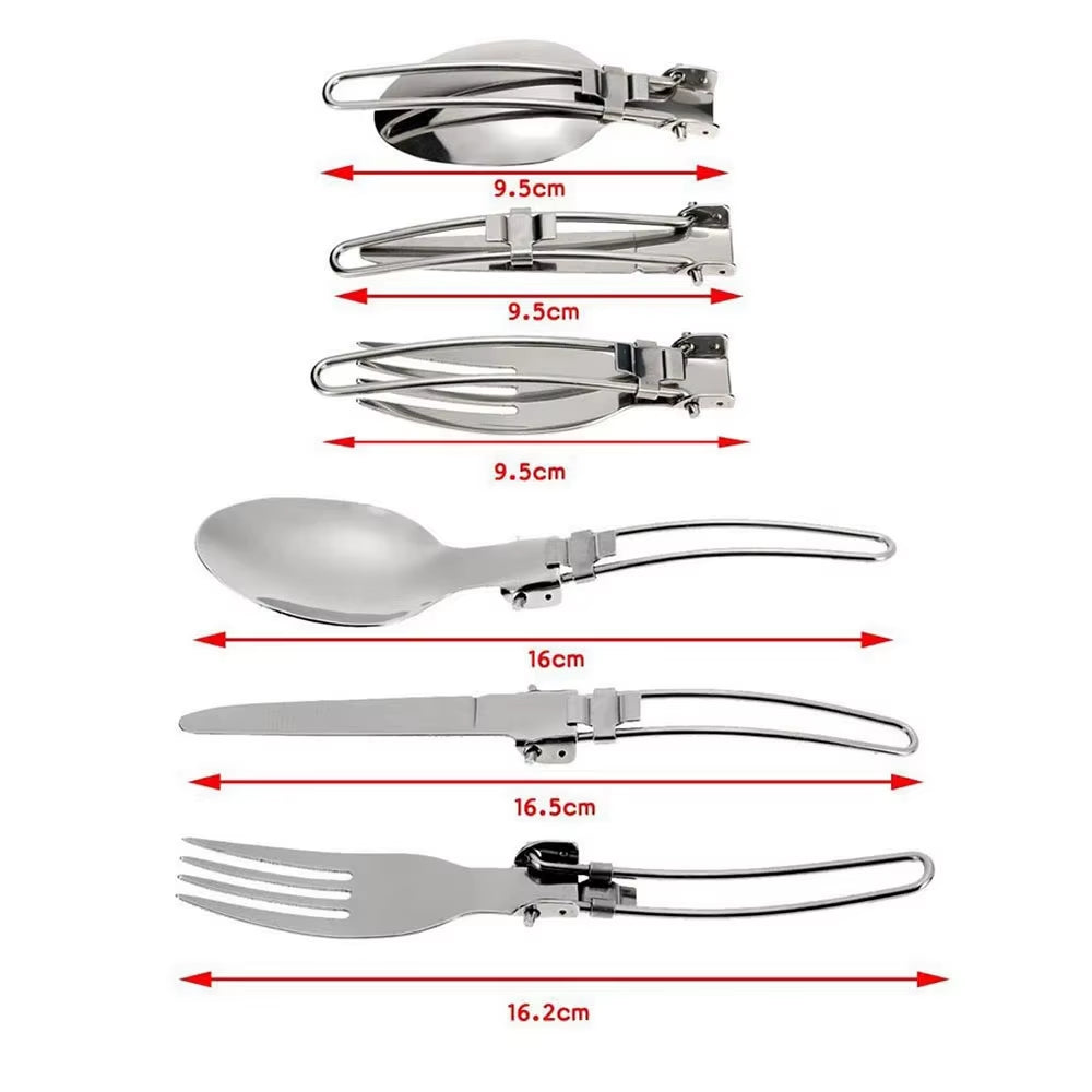 Ultimate Camping Cookware Kit: Portable Outdoor Cooking Set with Stove for Hiking, Picnics, and BBQ Adventures