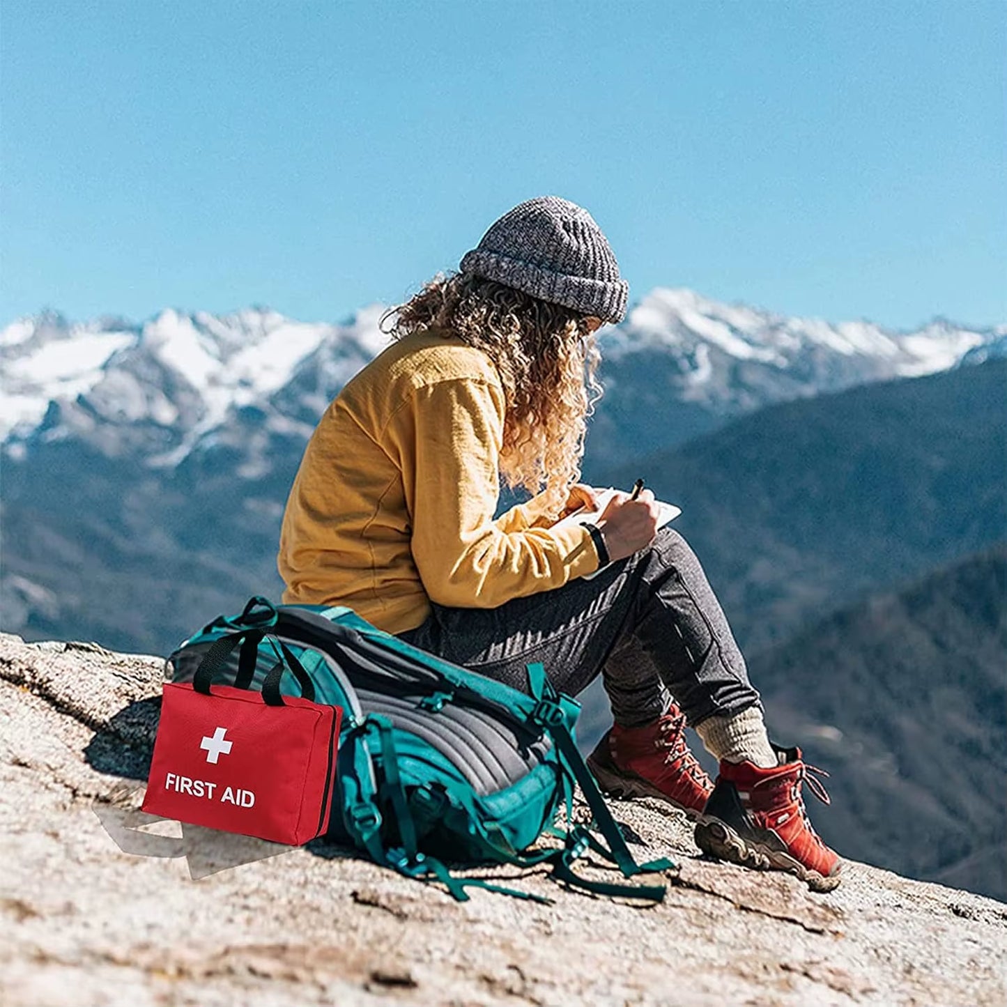 260-Piece Premium First Aid Kit - Comprehensive Emergency Supplies for Home, Outdoor Activities, and Camping Safety