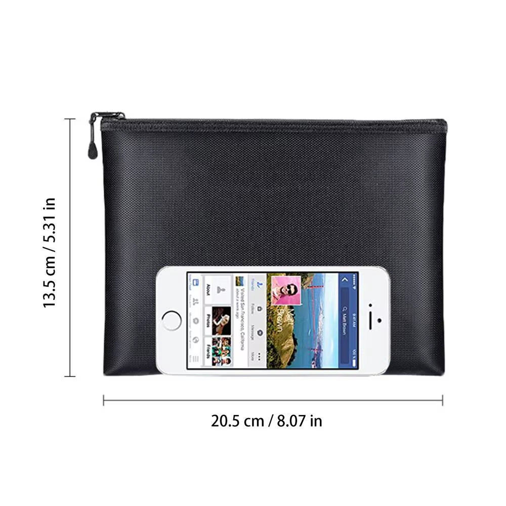 Ultimate Fireproof & Waterproof Document Envelope - Secure Your Valuables with Style in S/M/L Sizes