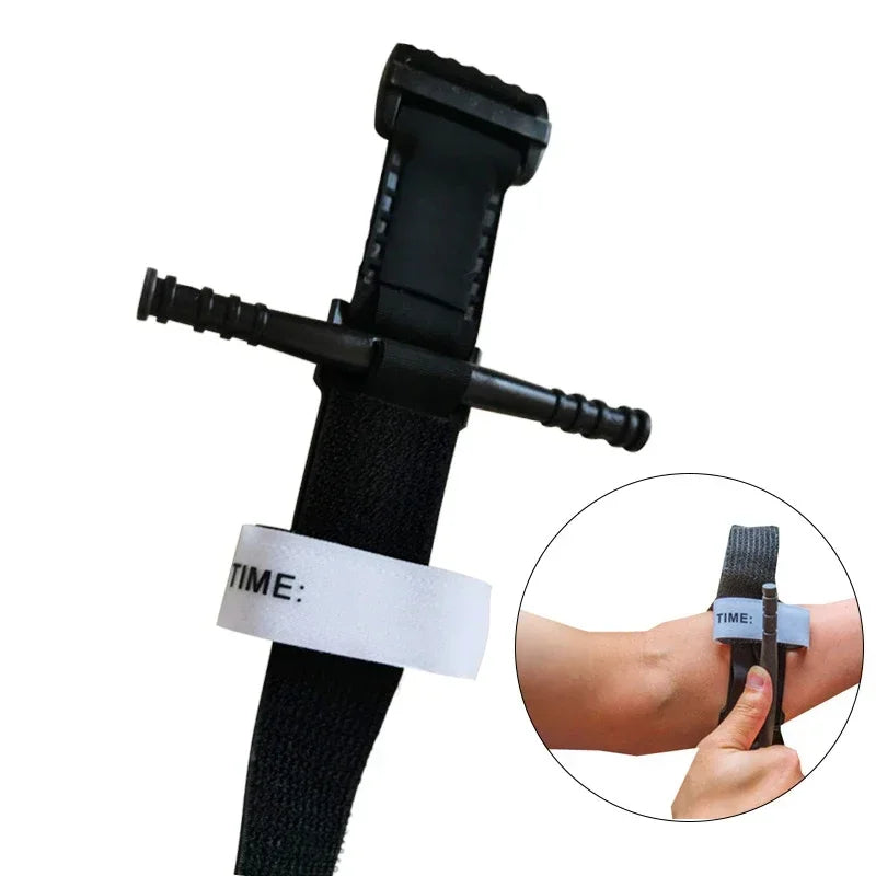 Essential Tactical First Aid Tourniquet for Outdoor Adventures - Portable Emergency Rescue Tool