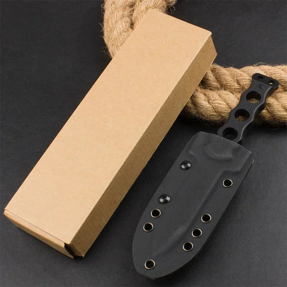 Eickhorn Solingen S.E.K. II TAC Fixed Knife - Premium DC53 Steel, Durable G10 Handle, Includes K Sheath - Perfect for Outdoor Tactical Adventures