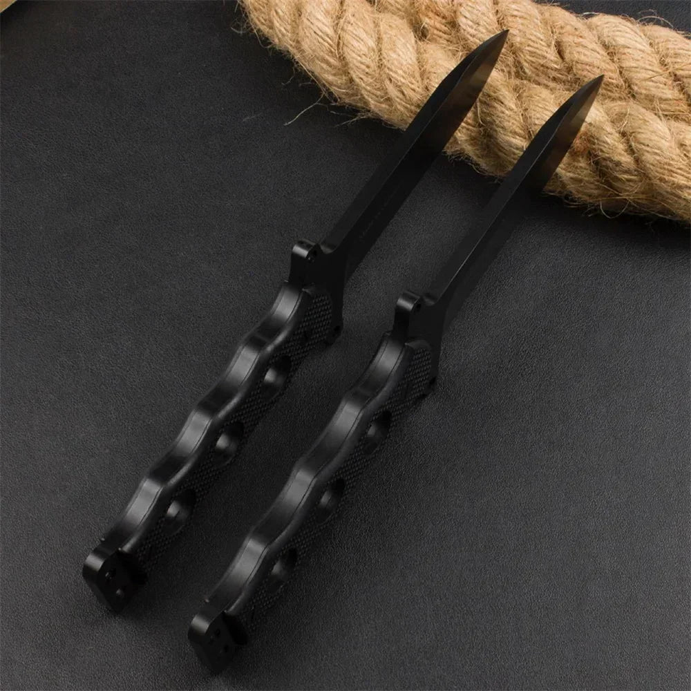 Eickhorn Solingen S.E.K. II TAC Fixed Knife - Premium DC53 Steel, Durable G10 Handle, Includes K Sheath - Perfect for Outdoor Tactical Adventures
