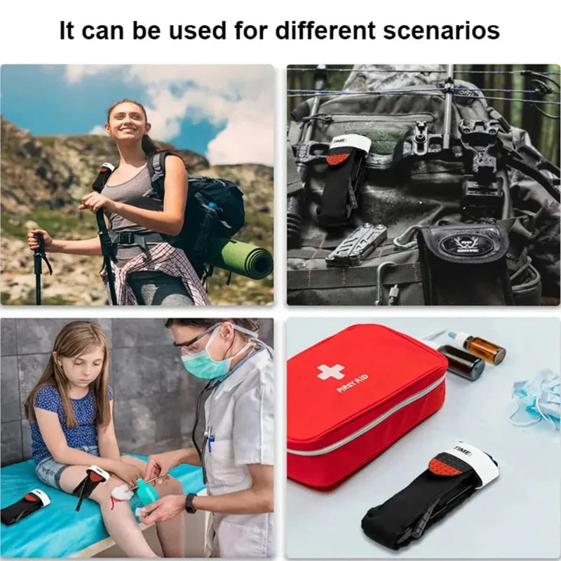 Tourniquet Combat Medical Tourniquet Tactical Military Emergency with Pen First Aid Camping Equipment for Outdoor Exploration