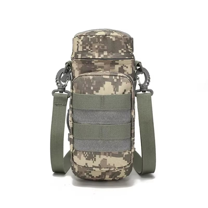 Tactical Molle Water Bottle Pouch Airsoft Kettle Waist Bags Hunting Climbing Hiking Outdoor Water Bottle Bag