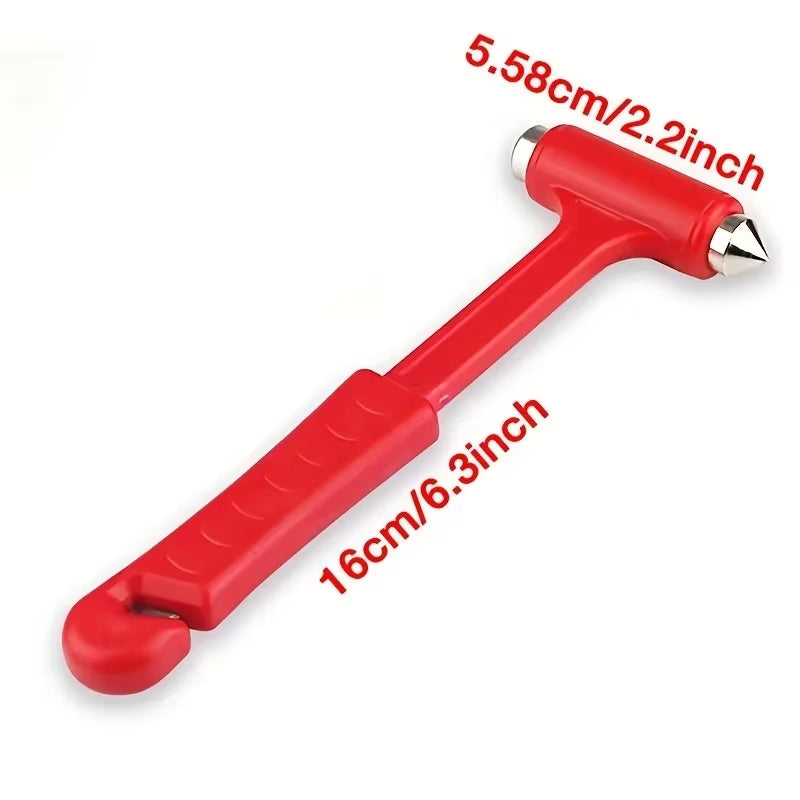 Essential Two-in-One Emergency Car Safety Hammer: Your Ultimate Glass Breaker and Seat Belt Cutter