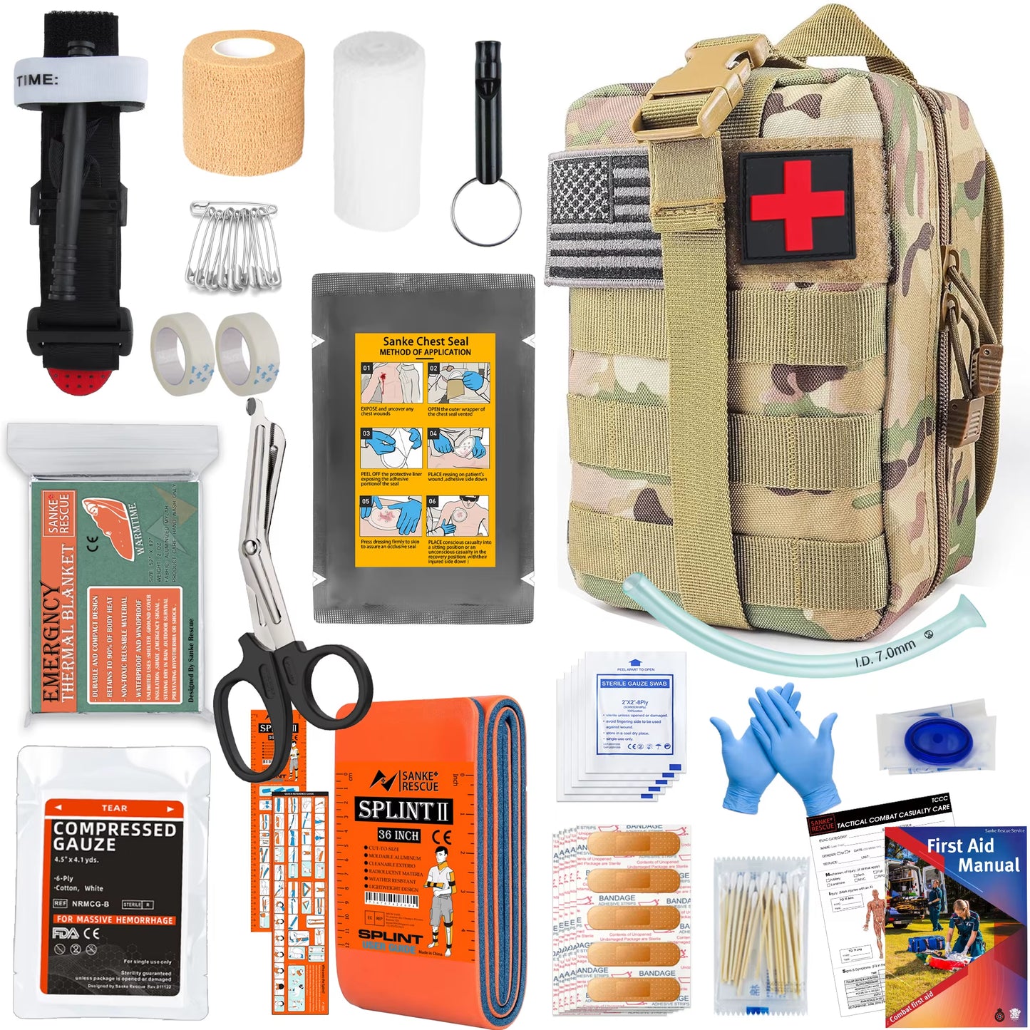 Ultimate Survival Gear: Molle System First Aid Kit for Outdoor Adventures, Hiking, and Emergency Preparedness