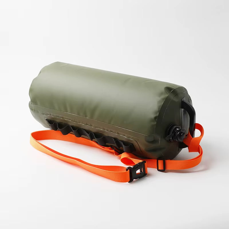 10L PVC Inflatable Swim Buoy - Your Essential Safety Float for Open Water Swimming, Camping, and Hiking Adventures