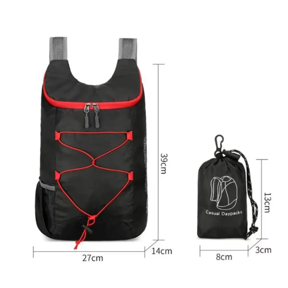 Ultimate Lightweight Waterproof Folding Backpack for Outdoor Adventures - Perfect for Camping, Hiking, and Travel
