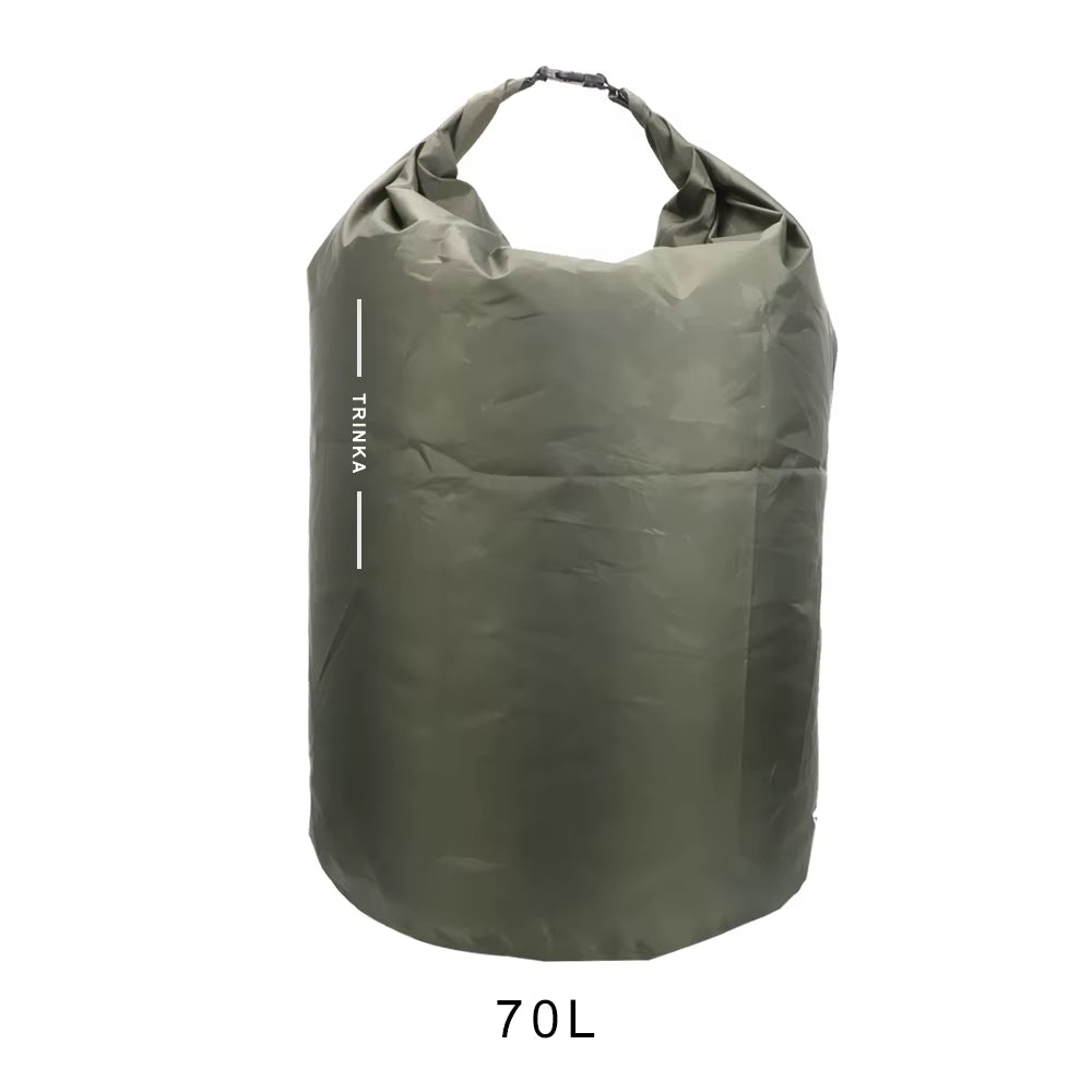 Versatile Waterproof Storage Bags for Outdoor Adventures - 8L, 40L, and 70L Capacity for Boating, Kayaking, and Canoeing