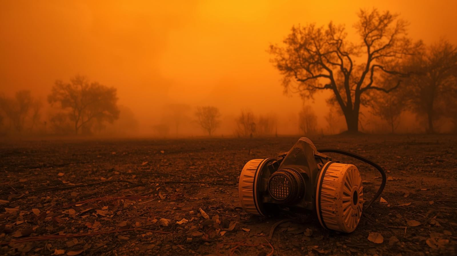 Gas Mask And Gear For Wildfire Survival Kits@LostOffGrid.store
