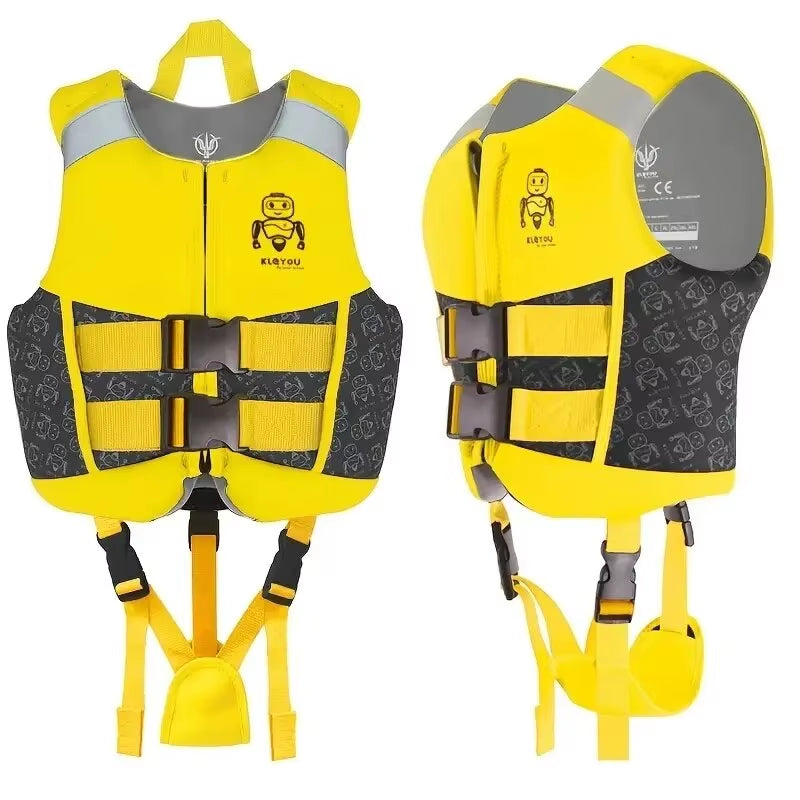 Kids Neoprene Life Jacket - Buoyant Swim Vest for Boys & Girls, Perfect for Surfing, Drifting & Safety Swimming Aid
