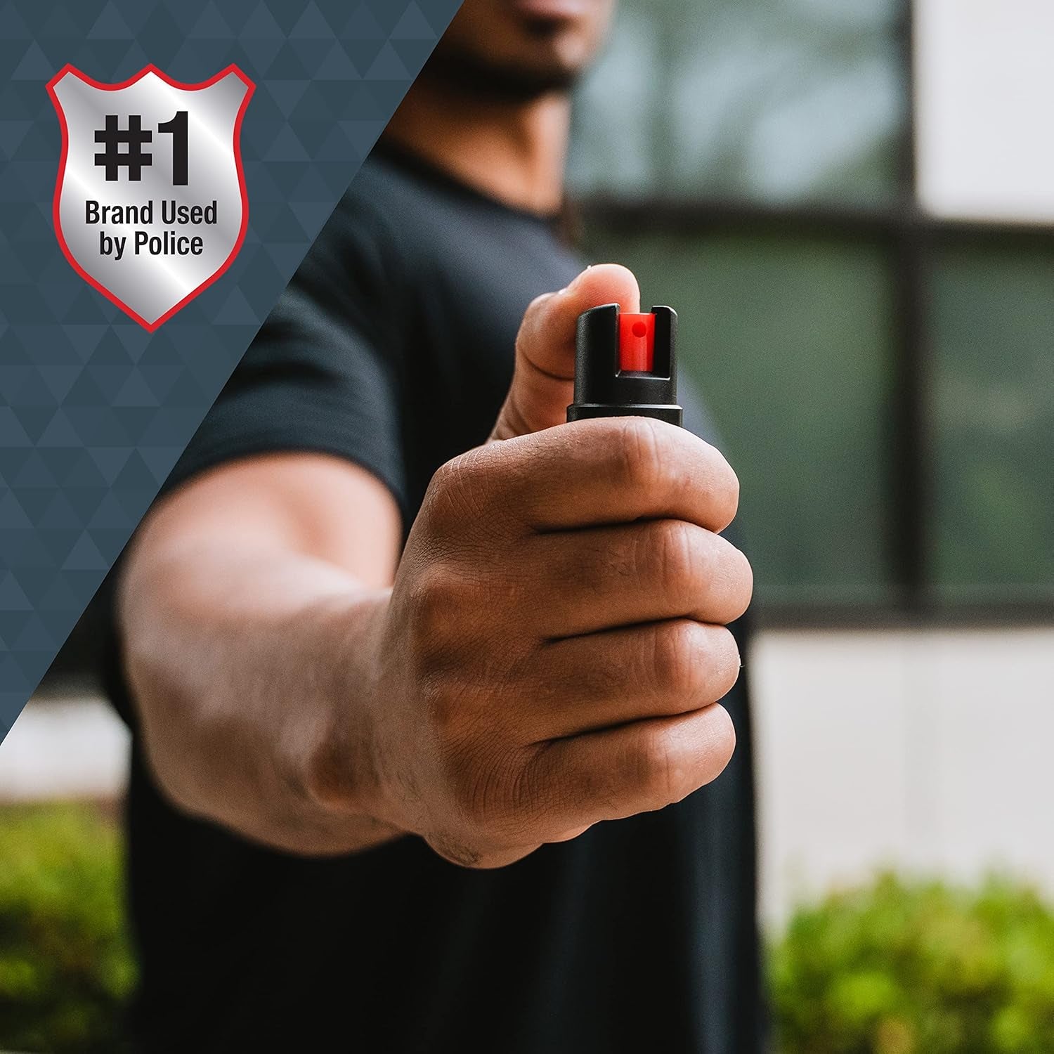 Ultimate 3-in-1 Compact Defense Spray - Max Police Strength with Tear Gas & UV Dye, 13 Seconds of Protection & Quick-Access Belt Clip for Your Safety