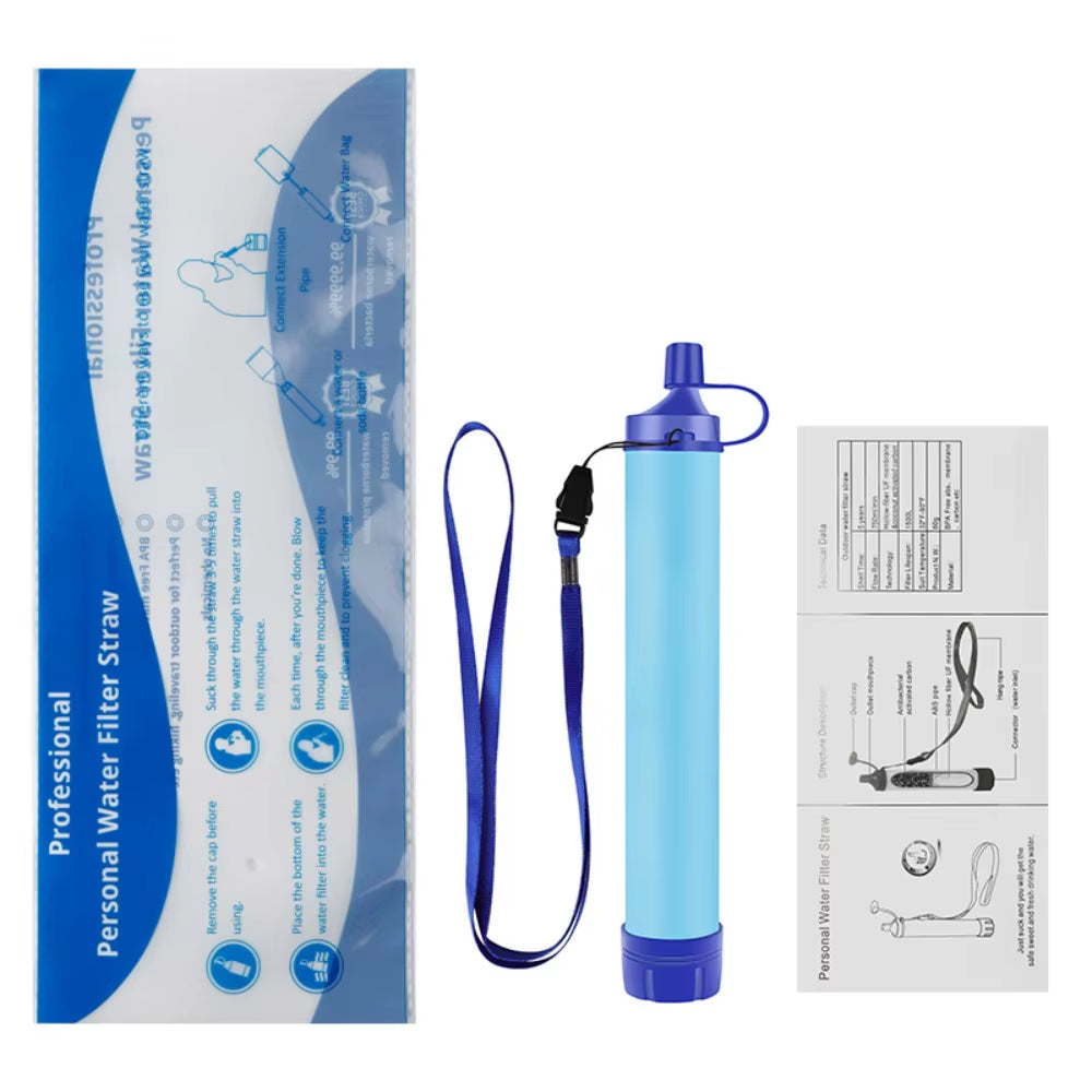 Mini Mini Water Filter Straw Straw Purifier Purification Water Filter Direct Drinking Survival Drinking Water Filtering Straw
