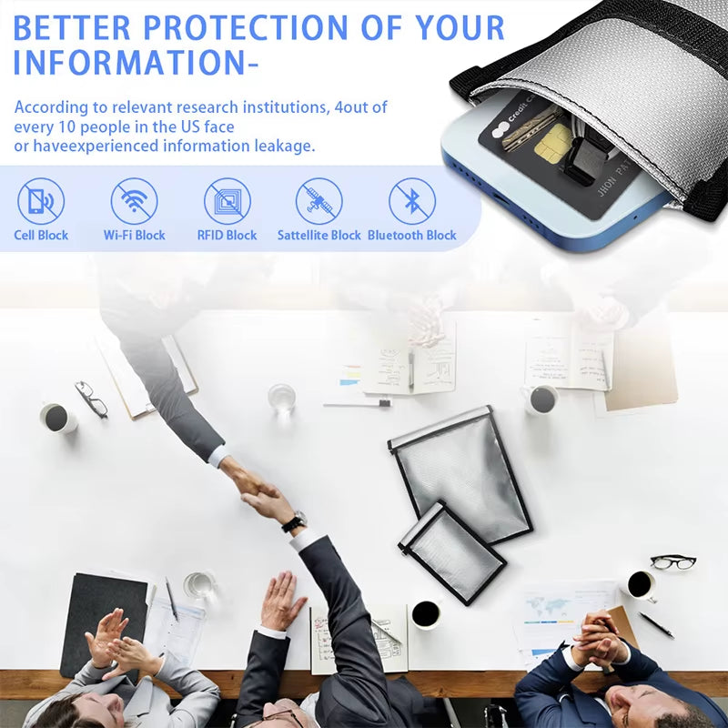 Ultimate Fireproof & Waterproof Faraday Bag: Your Essential Anti-Hacking Storage Solution for Laptops, Phones & Key Fobs