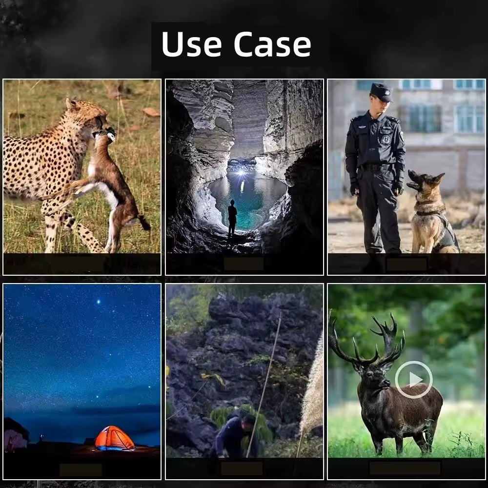 Experience the Night Like Never Before with 4K Night Vision Binoculars NV8160 - 8X Digital Zoom Tactical Goggles Perfect for Hunting and Outdoor Adventures