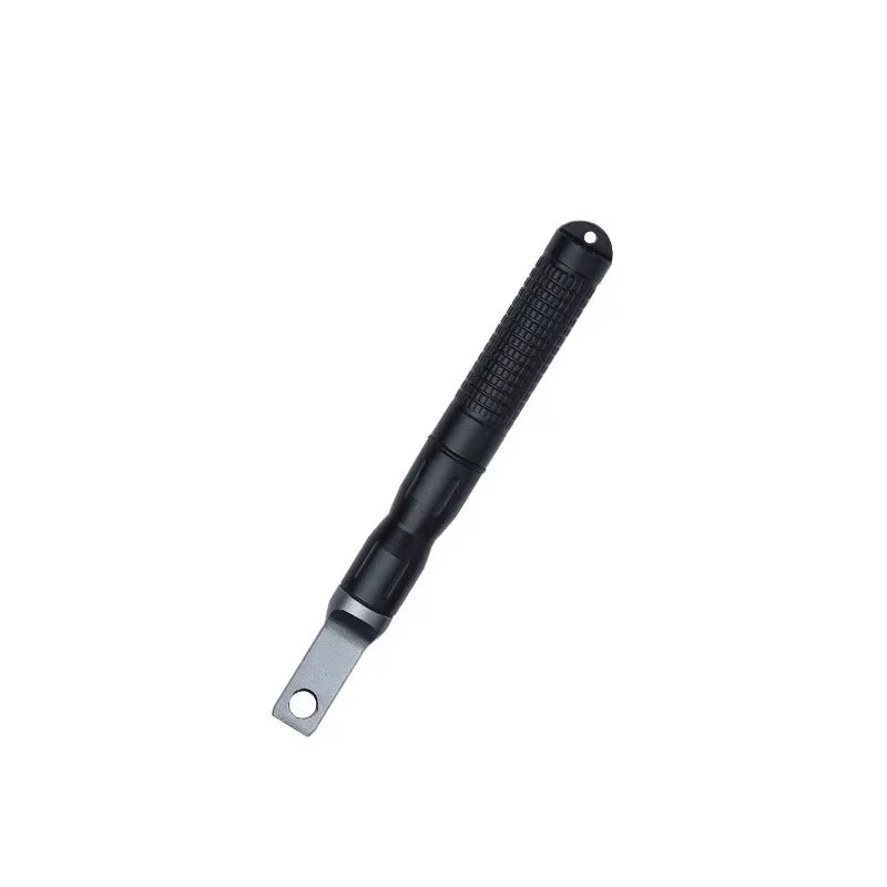 Wilderness Survival Portable Flint Kit - Magnesium Fire Starter with Wooden Handle for Outdoor Camping Equipment