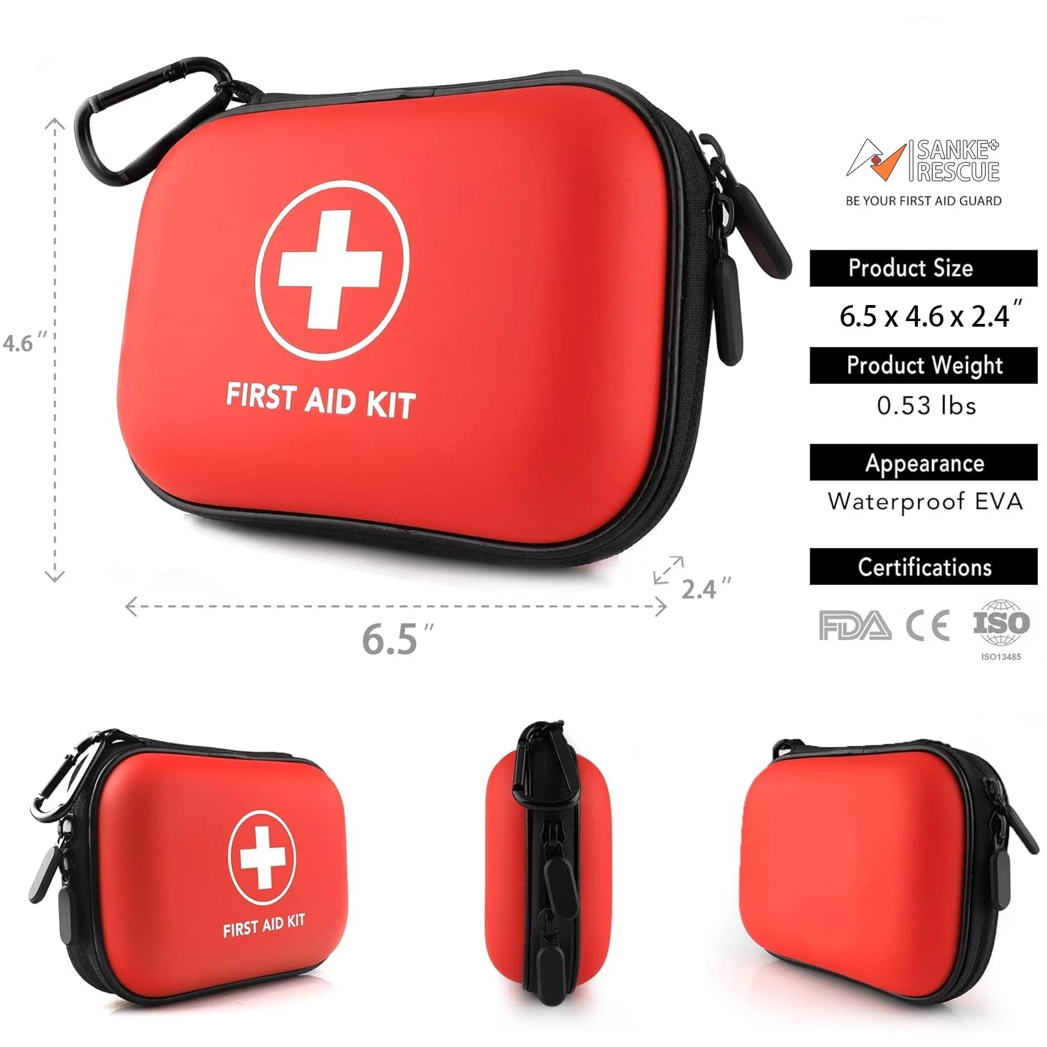 Ultimate Multi-Purpose First Aid Kit - Portable Emergency Medical Bag for Outdoor Adventures, Home Safety, and Camping Essentials