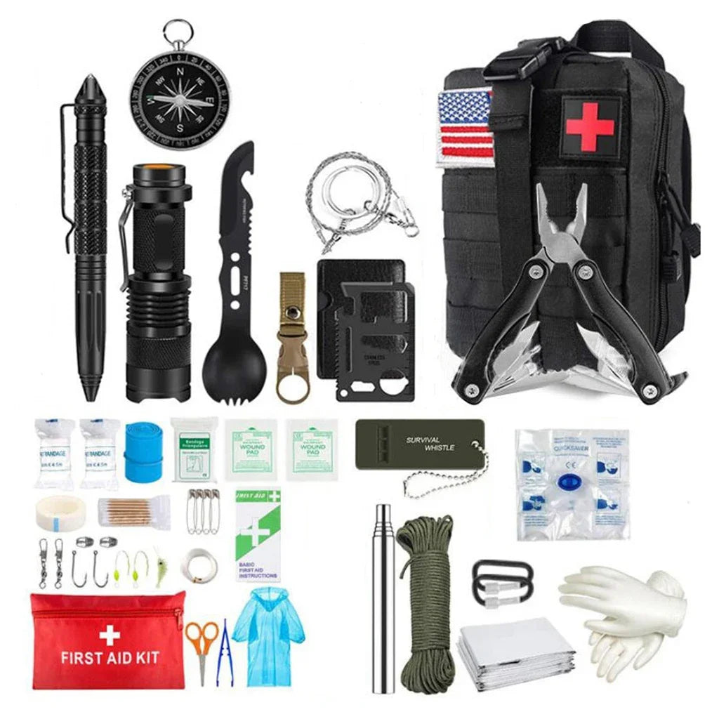 Ultimate Survival First Aid Kit - Essential Molle Gear for Camping & Hiking Emergencies