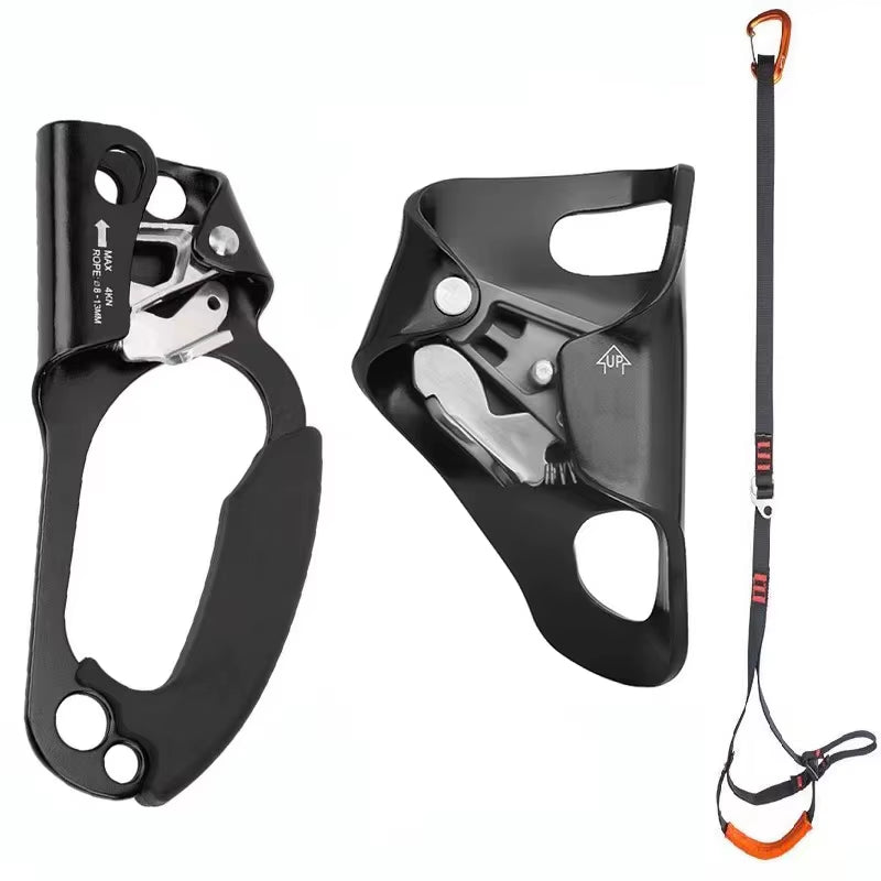 Elevate Your Climbing Game with the Premium Rock Climbing Hand Ascender - Ultimate SRT Device for Left & Right-Handed Mountaineers