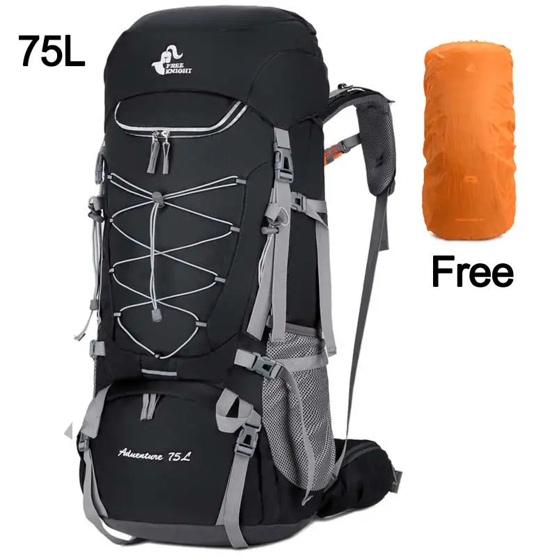 75L Versatile Outdoor Backpack with Free Rain Cover - Perfect for Camping, Climbing, and Trekking Adventures!