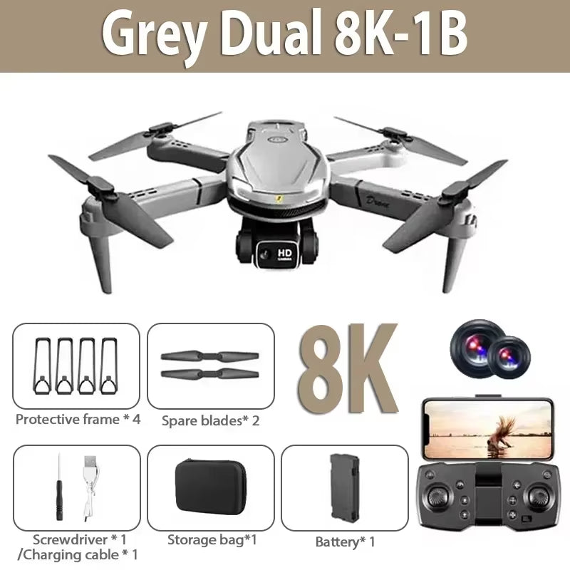 For Xiaomi V88 Drone 8K 5G GPS Professional HD Aerial Photography Remote Control Aircraft HD Dual Camera Quadcopter 4K Drone