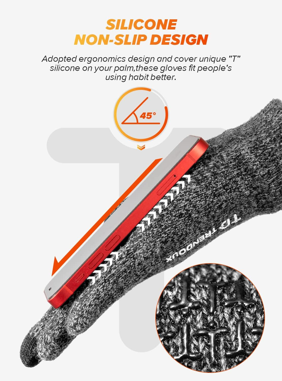 Stay Warm and Connected: Unisex Winter Gloves with Touchscreen Capability and Anti-Slip Design