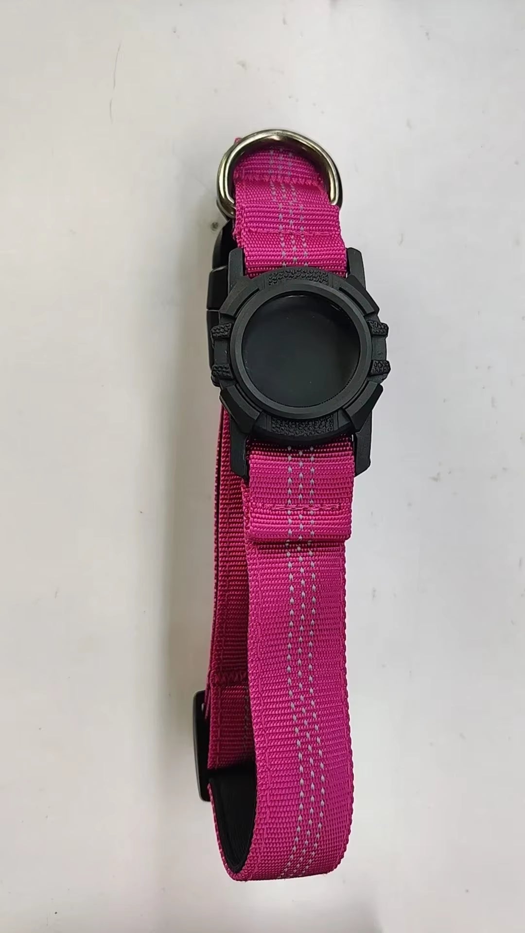 Reflective Waterproof Dog Collar with Airtag Locator - Anti-Loss Pet Safety Solution