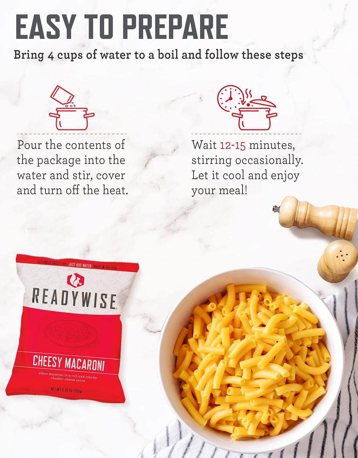 84 Servings of Long-Lasting Breakfast & Entrée Meals - Perfect Emergency Food Supply Bucket for Camping, Backpacking, and Prepping with a 25-Year Shelf Life