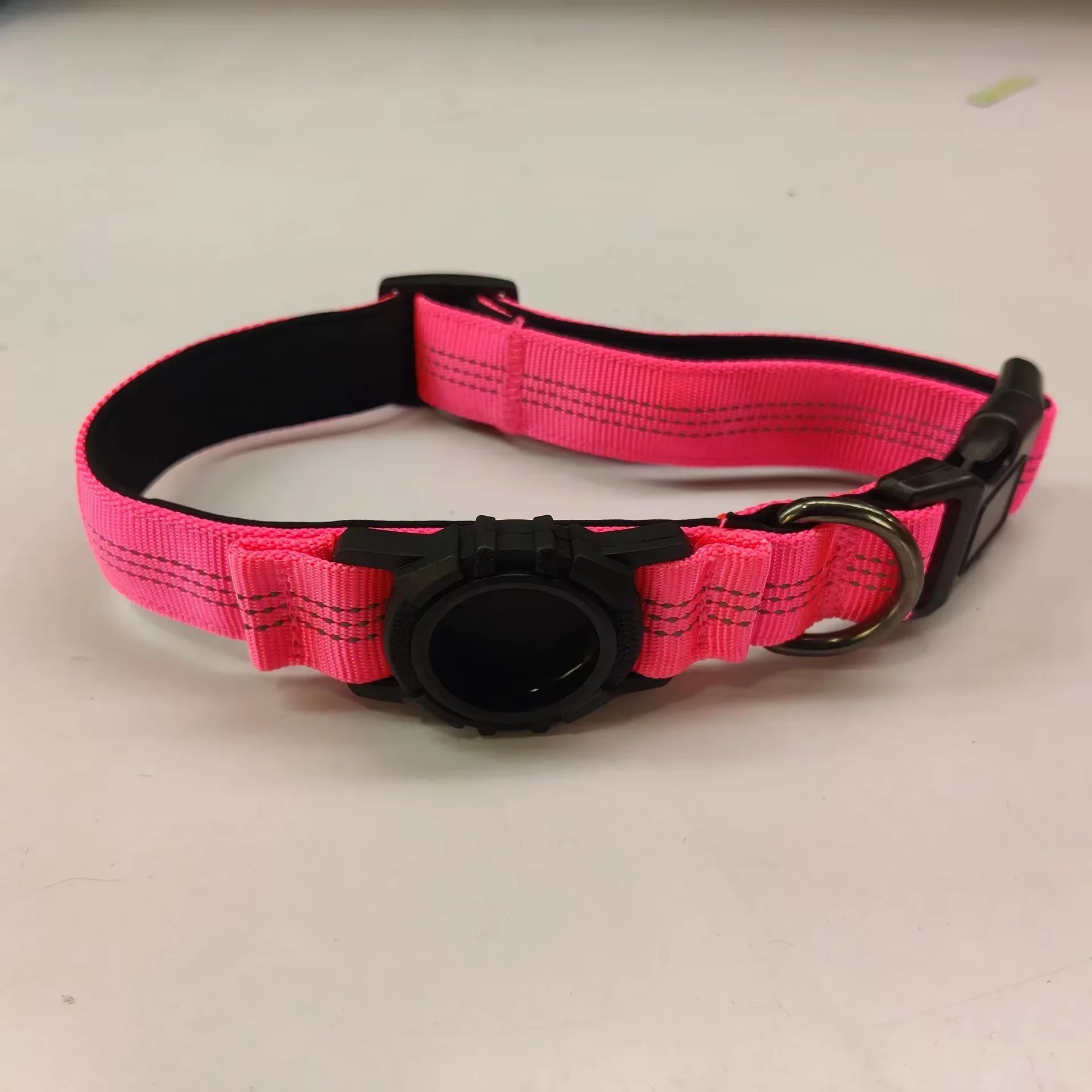 Reflective Waterproof Dog Collar with Airtag Locator - Anti-Loss Pet Safety Solution