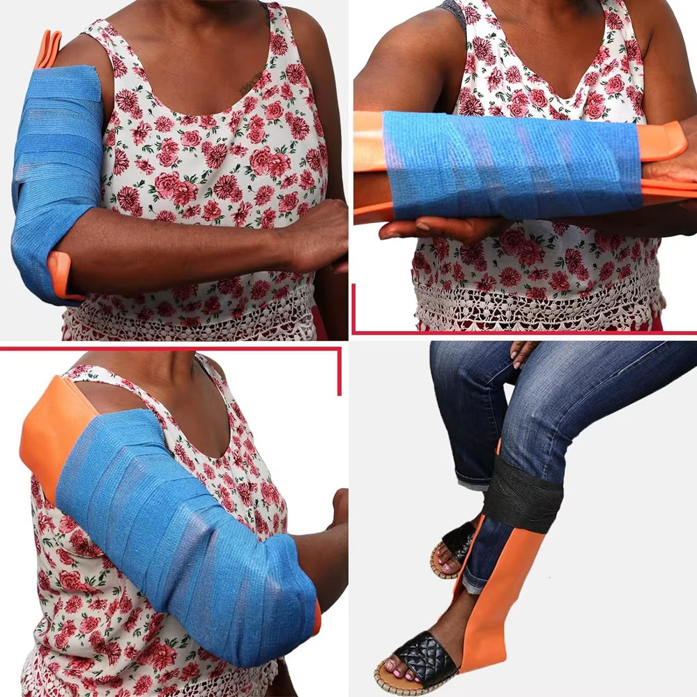 Versatile Aluminum First Aid Splint Roll - Essential Medical Polymer for Bone Stabilization in Emergencies and Outdoor Adventures