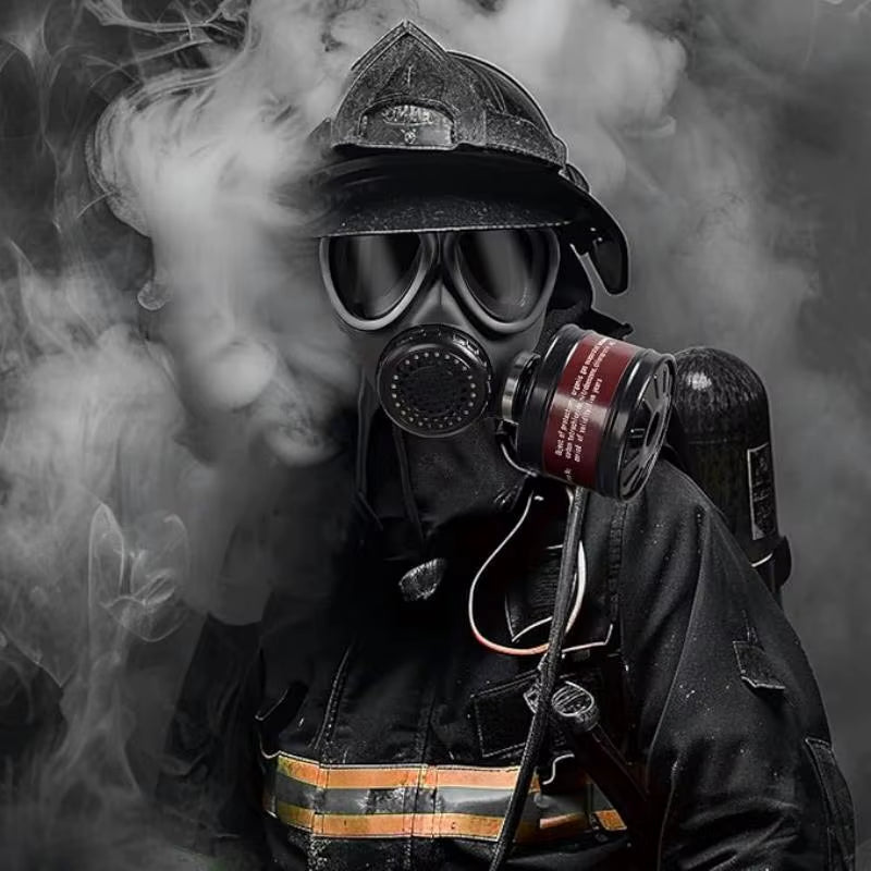 Ultimate Full Face Gas Mask with Advanced Chemical Respirator Filter for Superior Nuclear Protection - MF14/87 Type