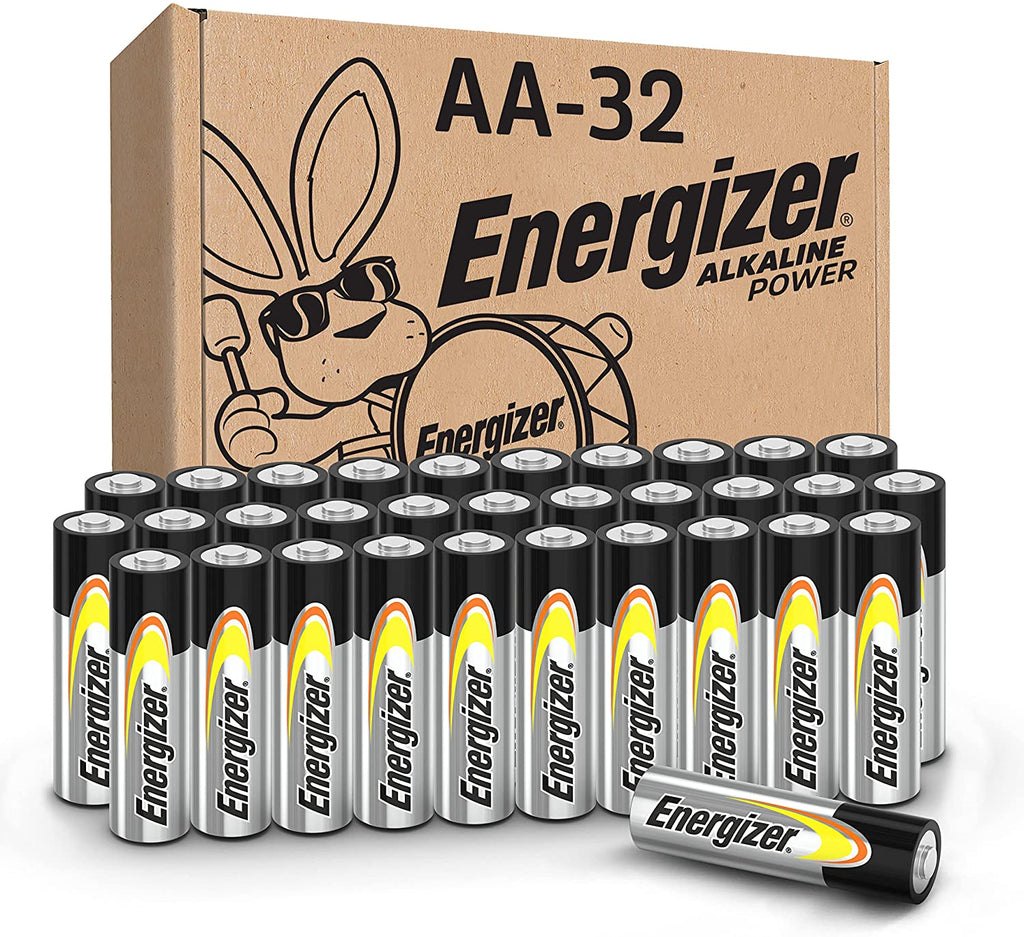 Power Up Your Devices with Energizer's 32 Count AA Alkaline Battery Pack - Long-Lasting Energy for All Your Needs