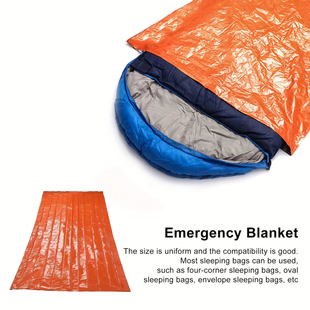 Emergency Sleeping Bag: Portable Insulated Survival Bag for Camping and Hiking Adventures