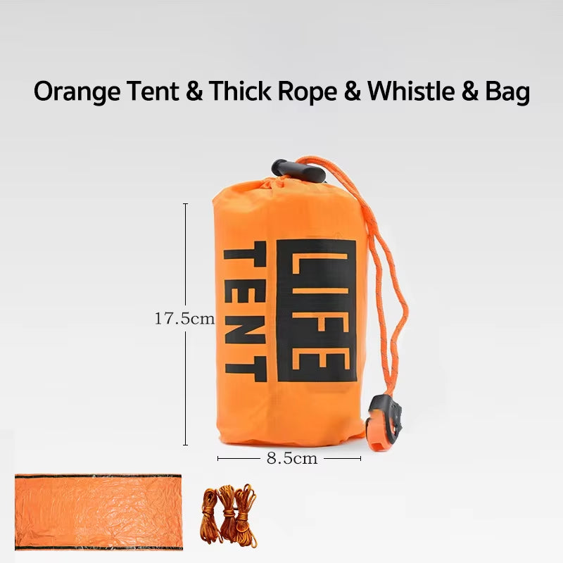 Emergency Survival Tent Shelter for 2 - Your Essential Outdoor Companion for Camping and Hiking Adventures