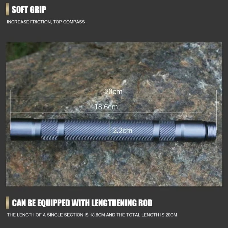 CEOI GWOK Ultra-Light Compact Trekking Poles with Quick Lock System & Ergonomic Grip - Ideal for Hiking, Climbing & Trekking Adventures