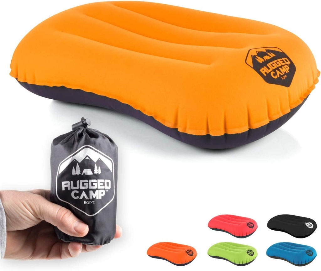 Ultimate Compressible Inflatable Camping Pillow - Perfect for Backpacking, Beach Days & Travel Comfort with Ergonomic Support