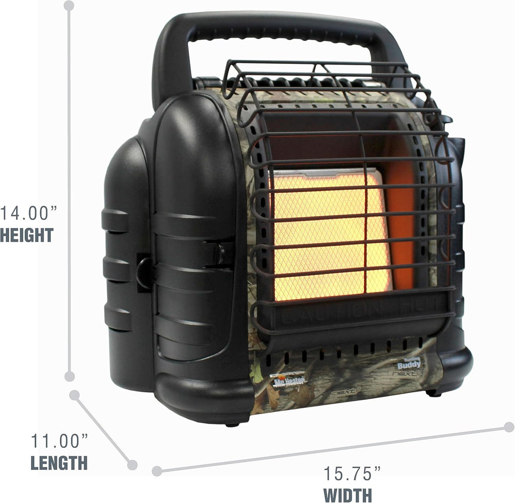MH12B Hunting Buddy Camouflage Space Heater - Perfect for Outdoor Adventures!