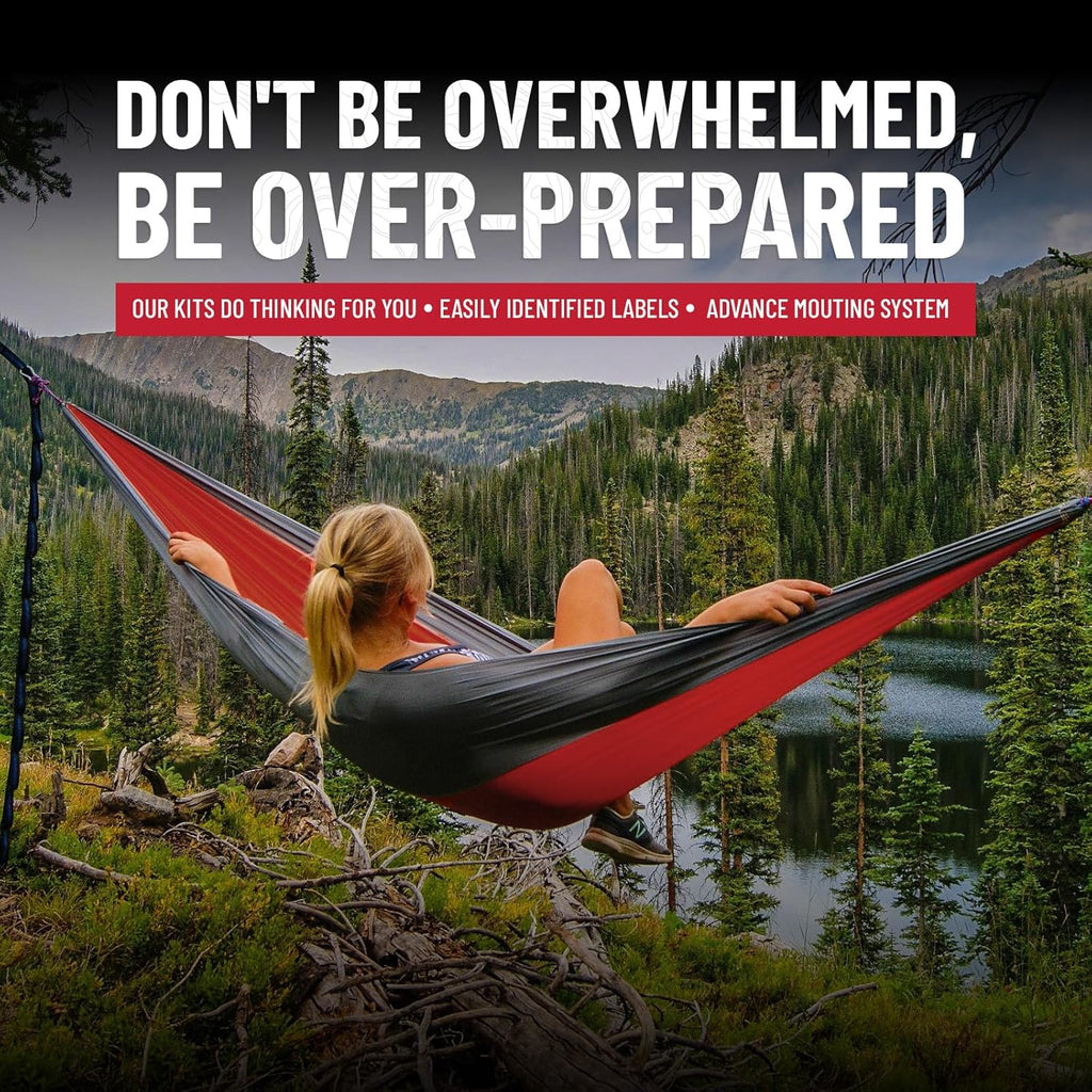 Comprehensive 119-Piece Premium Survival First Aid Kit - Essential Medical Emergency Gear for Travel, Camping, and Outdoor Adventures - HSA & FSA Eligible