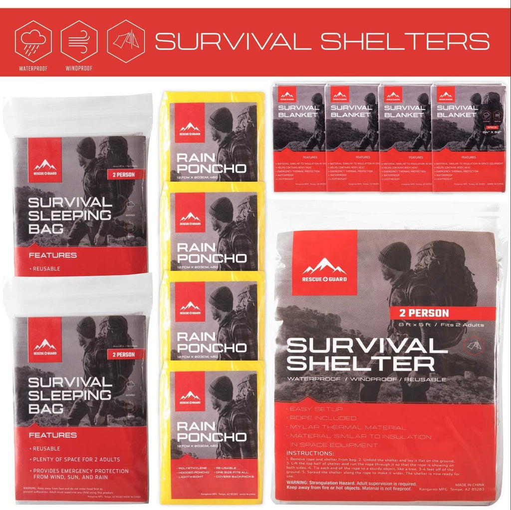 Essential First Aid Kit for Hurricane and Earthquake Preparedness - 72 Hours of Survival Supplies for Families