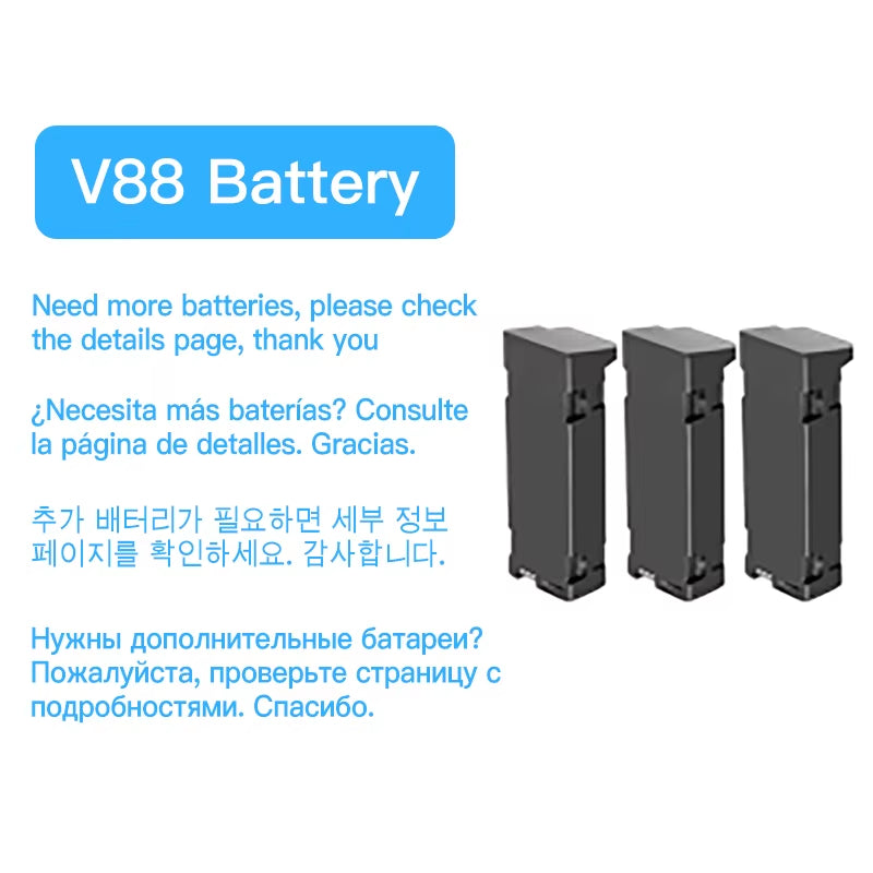 For Xiaomi V88 Drone 8K 5G GPS Professional HD Aerial Photography Remote Control Aircraft HD Dual Camera Quadcopter 4K Drone