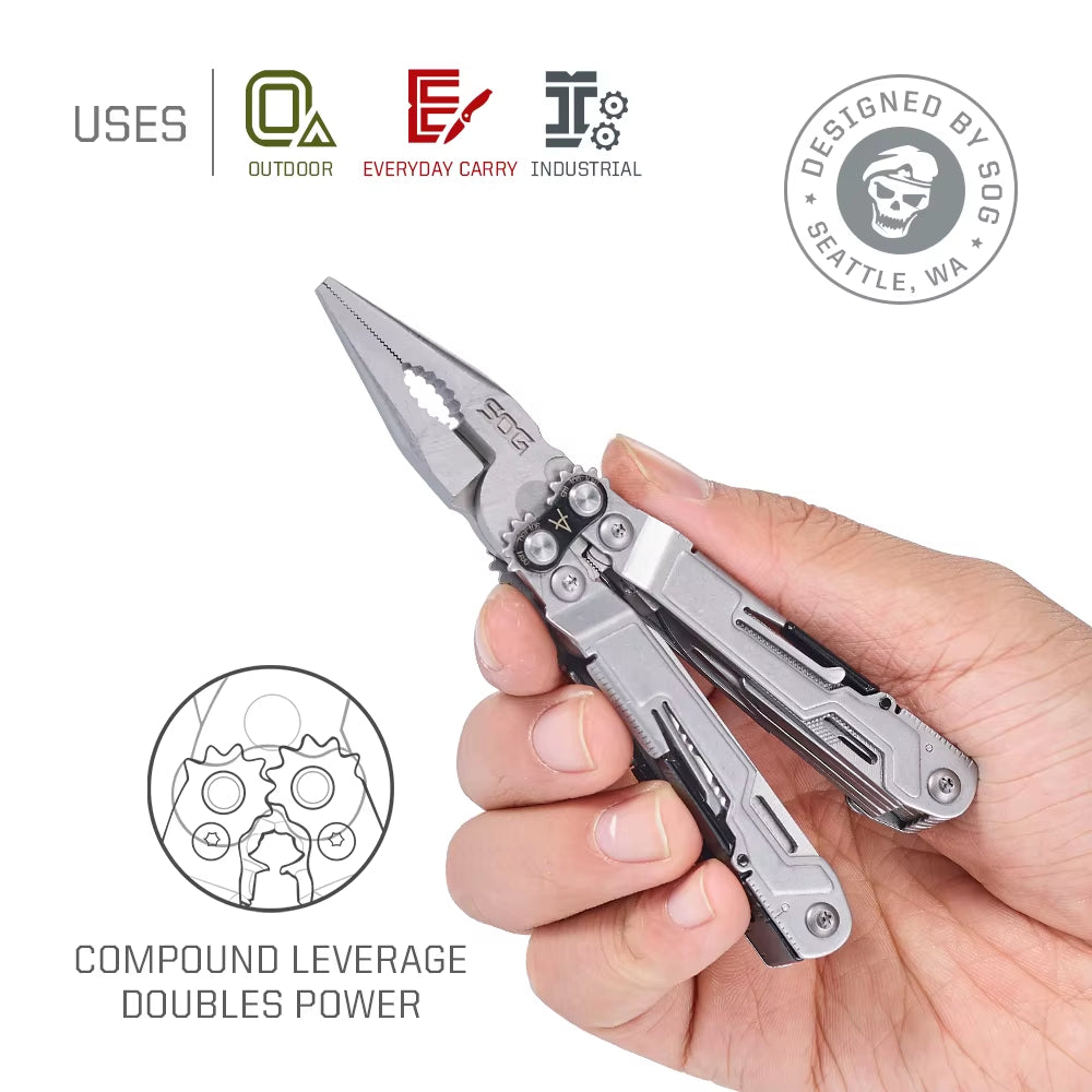 Powerpint 18-in-1 Tactical Multi-Tool - Your Ultimate Companion for Camping, Survival, and Hiking Adventures