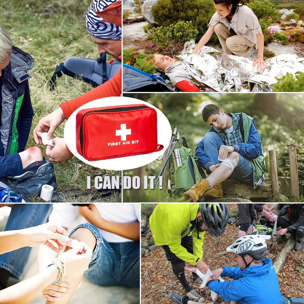 Essential Multi-Purpose First Aid Kit: Your Go-To Portable Medical Solution for Home and Outdoor Adventures