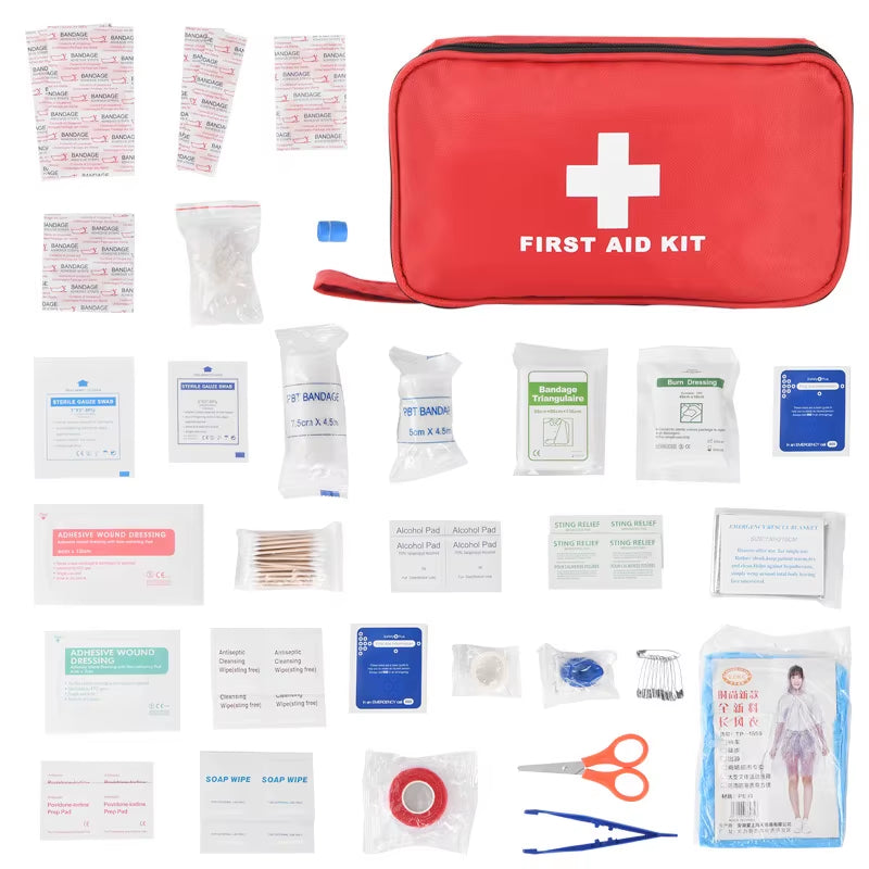 Essential Multi-Purpose First Aid Kit: Your Go-To Portable Medical Solution for Home and Outdoor Adventures