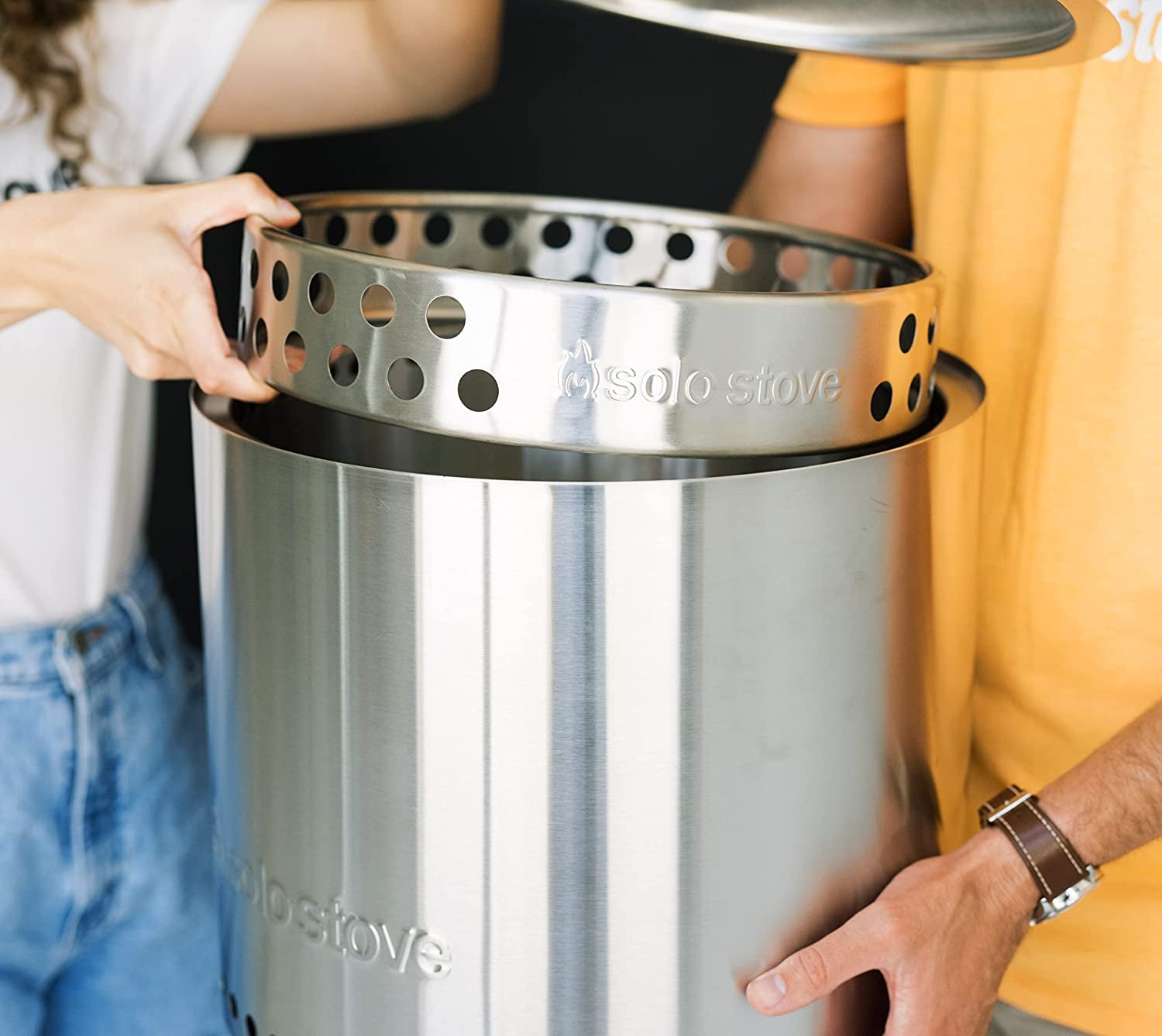 Elevate Your Outdoor Experience with the Ranger Stand - Durable 304 Stainless Steel Fire Pit Accessory for Safe and Stylish Use on Decks and Camping