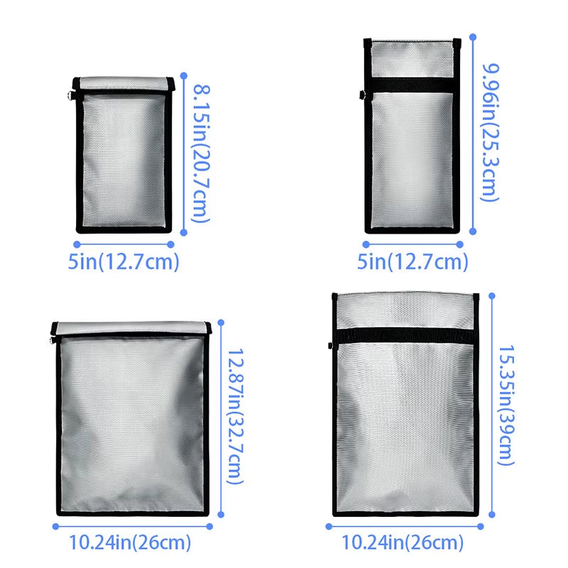 Ultimate Fireproof & Waterproof Faraday Bag: Your Essential Anti-Hacking Storage Solution for Laptops, Phones & Key Fobs