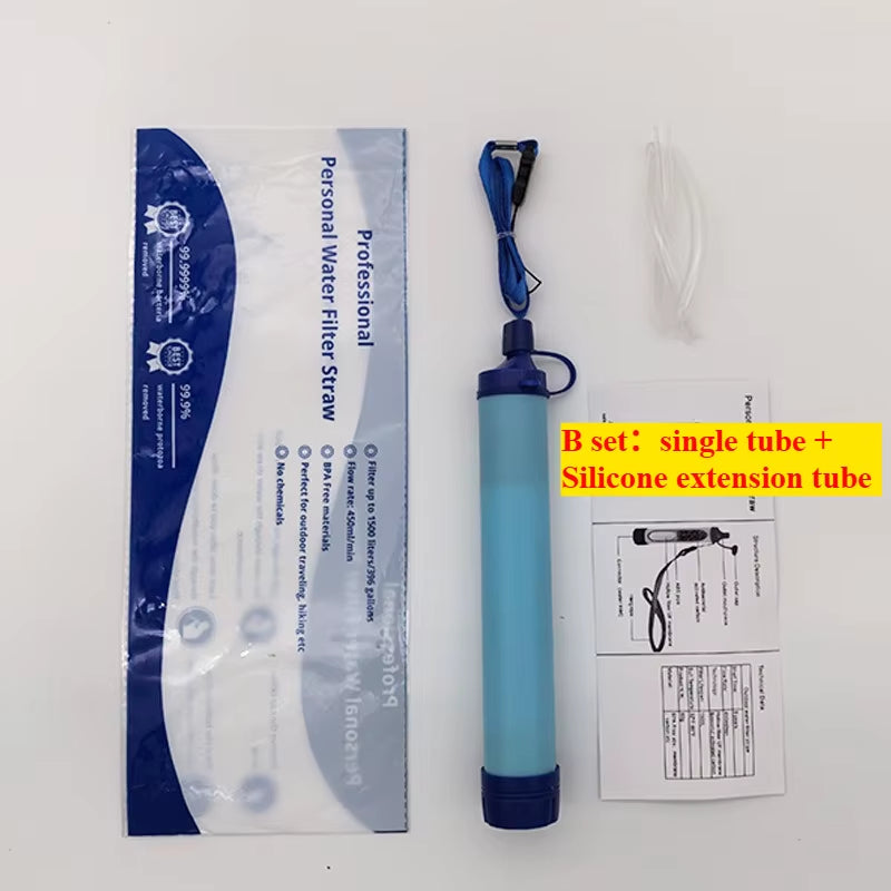 Stay Hydrated Anywhere: The Ultimate Portable Water Filter Straw for Outdoor Adventures!